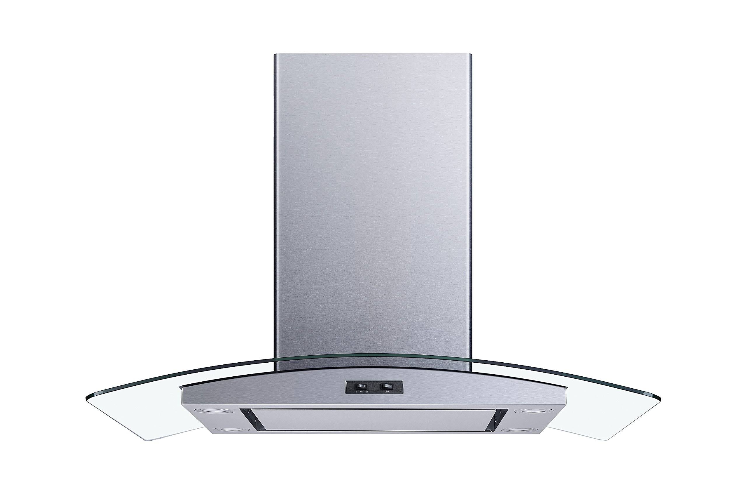 36x22 400 CFM Convertible Island Range Hood T81519