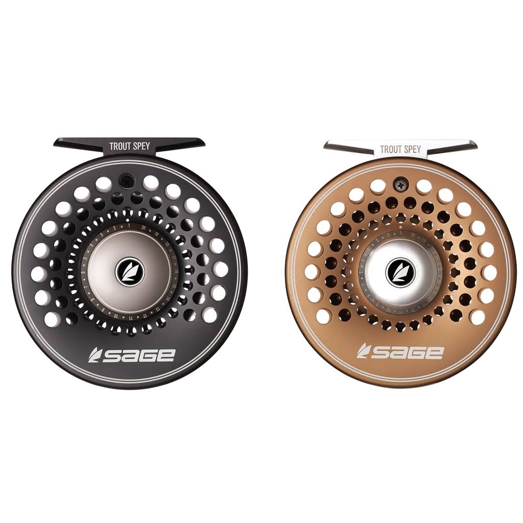 Sage Trout Spey Fly Reel - 3/4/5 - Stealth/Silver T6776