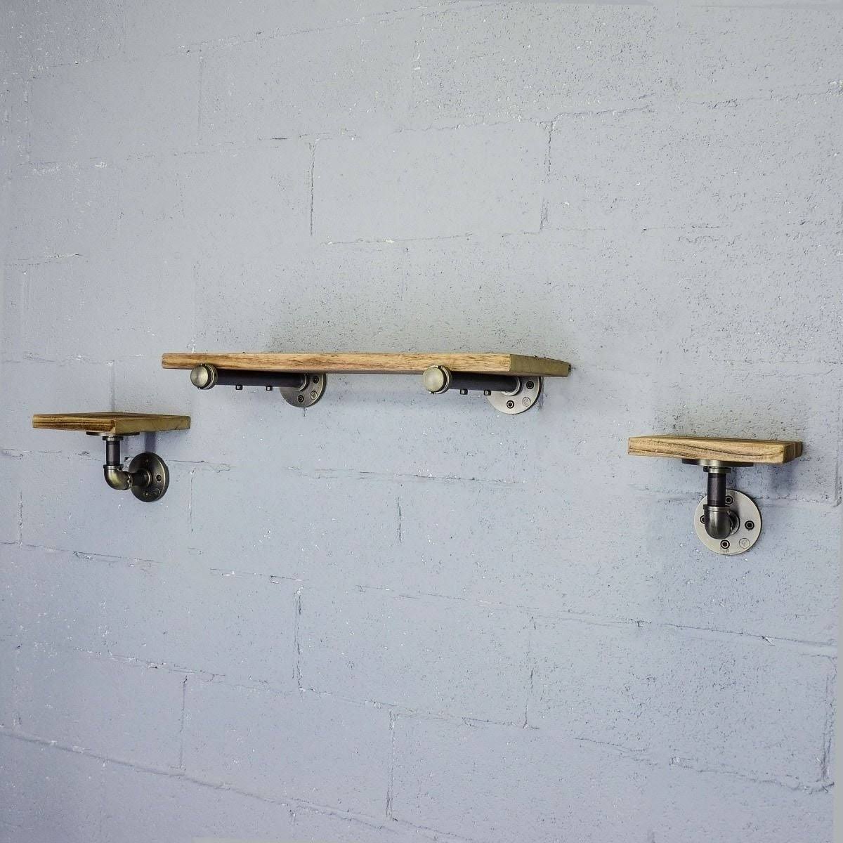 Black Set of 3 Wall Shelf M276