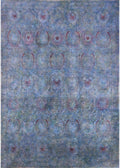 Azure Blue Rectangle Area Rug G879