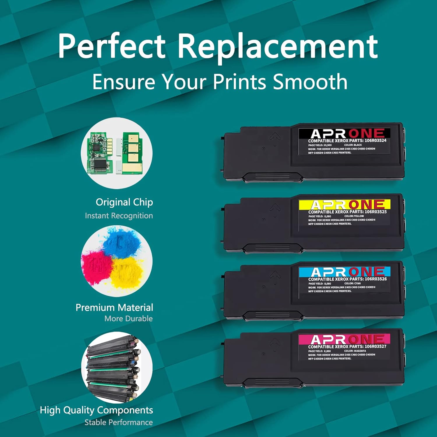 Black Extra High Capacity Toner Cartridge 4PK M346509