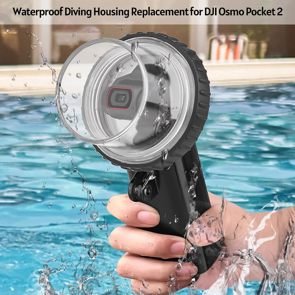 Waterproof Housing for DJI Osmo Pocket 2 Action Camera with Lanyard, Underwater 60M P59104