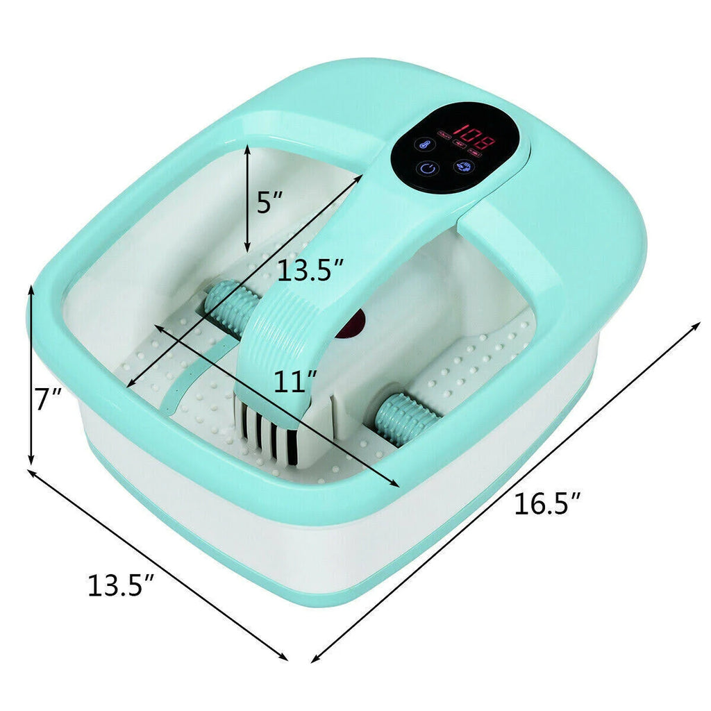 Green Electric Foot Bath Massager U1094