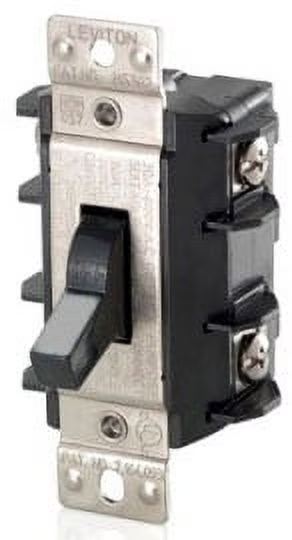 Black Toggle Style Manual Motor Switch A938
