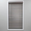 Cut-to-Width Cordless Room Darkening 2 in. PVC Faux Wood Blind 40.75 in. W x 72 in. A301116