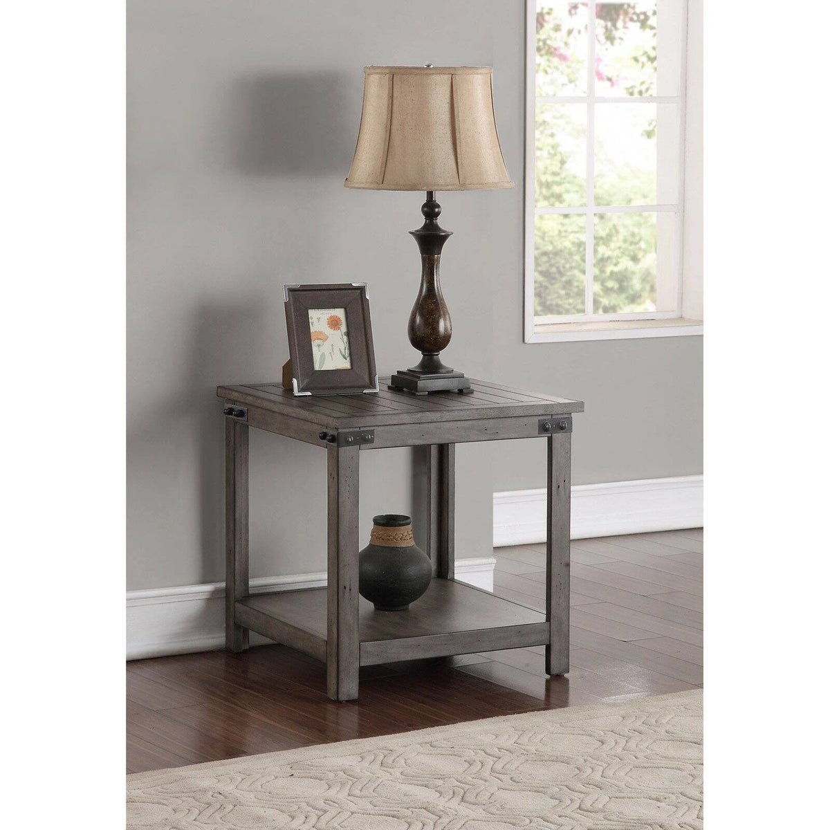Gray End Table I545285