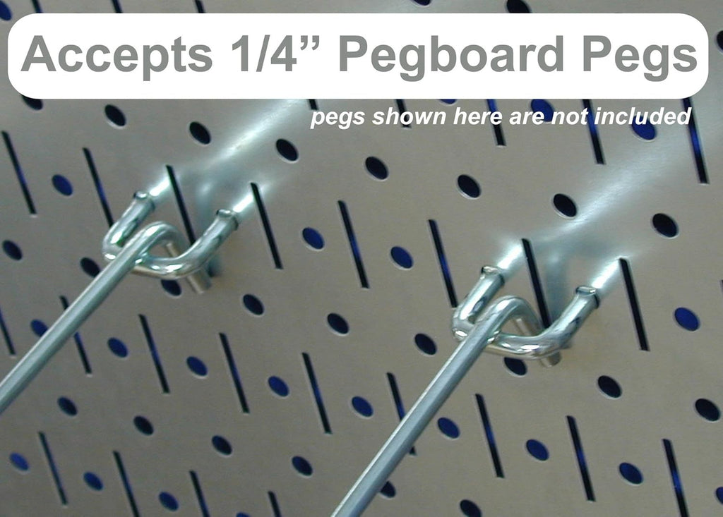 Two Pack of 16in x 48in Metal Pegboard Panels X941445