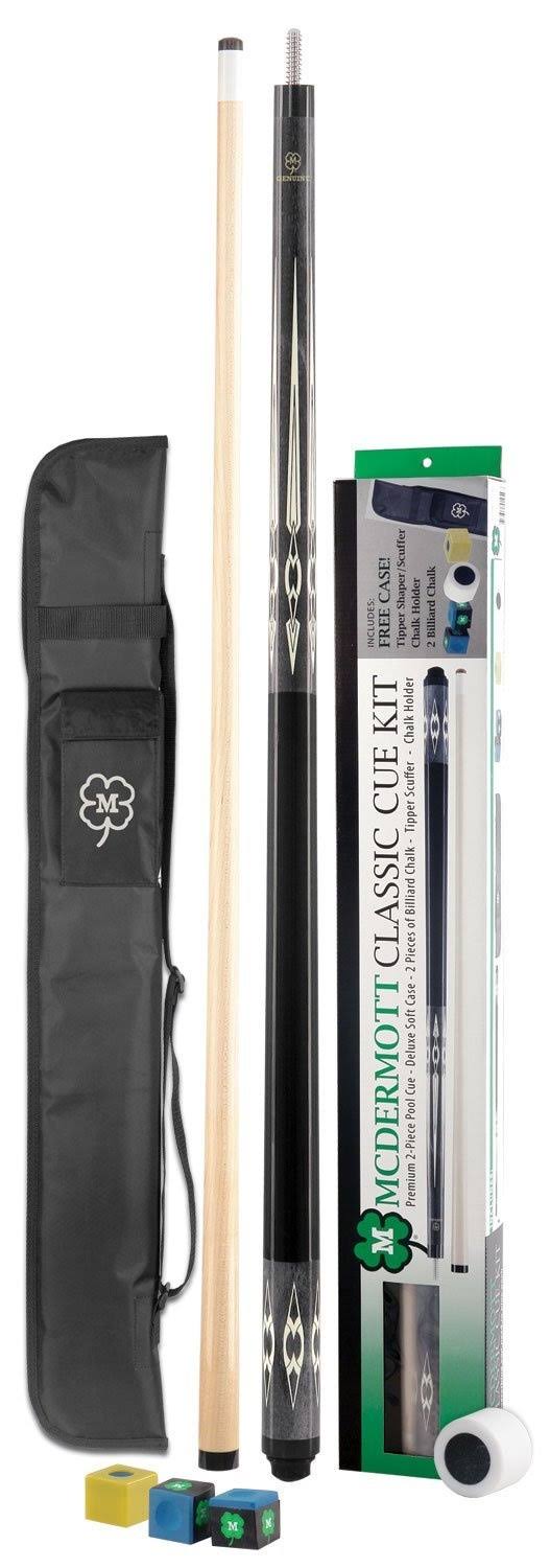 Dark Gray 18oz Pool Cue Kit X86974