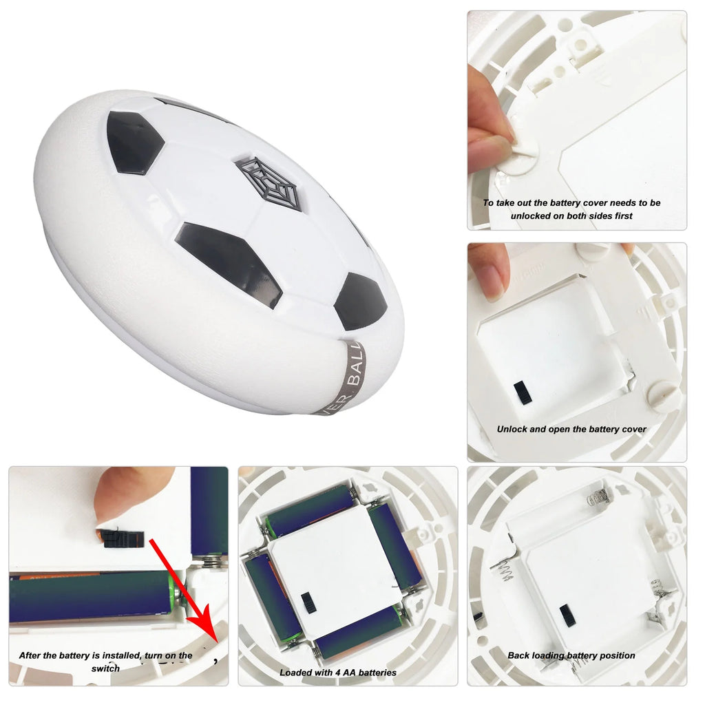 White LED Hover Soccer Ball with Foam Bumper V887