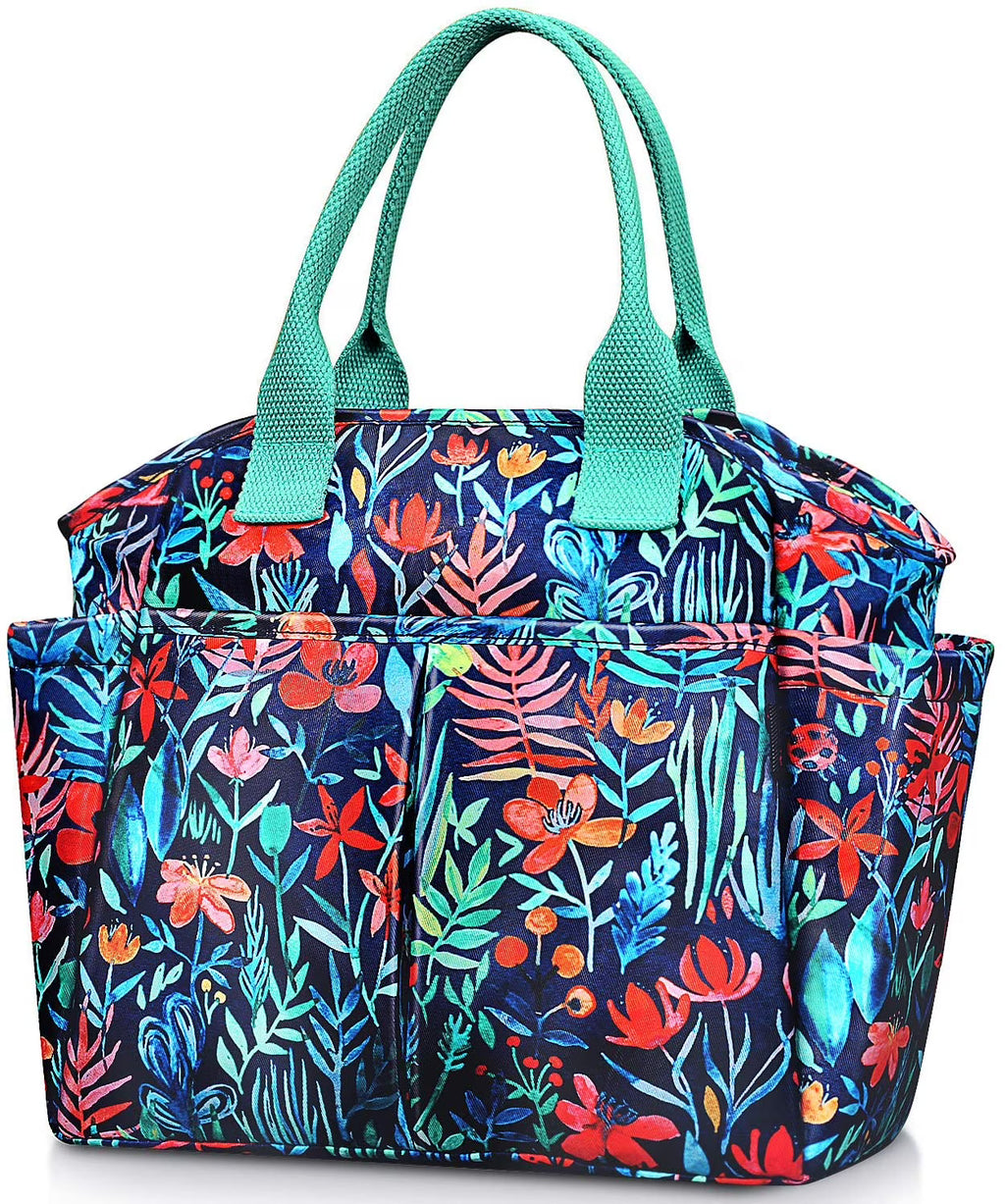 Insulated Lunch Bag with Front/Side Pockets D406330