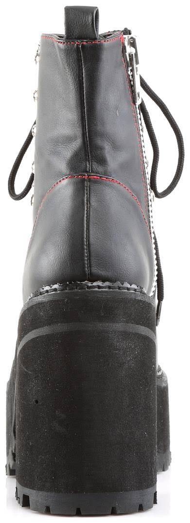 Black Vegan Leather Shoes H15888