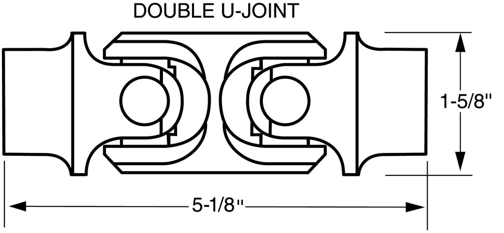 Double Steering Universal Joint J72992