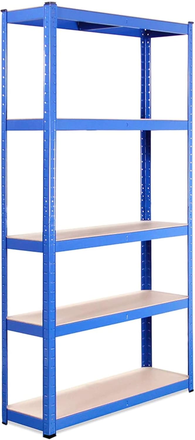 Heavy Duty Garage Shelving Units, 71" H x 35" L x 12" W, Blue J928781