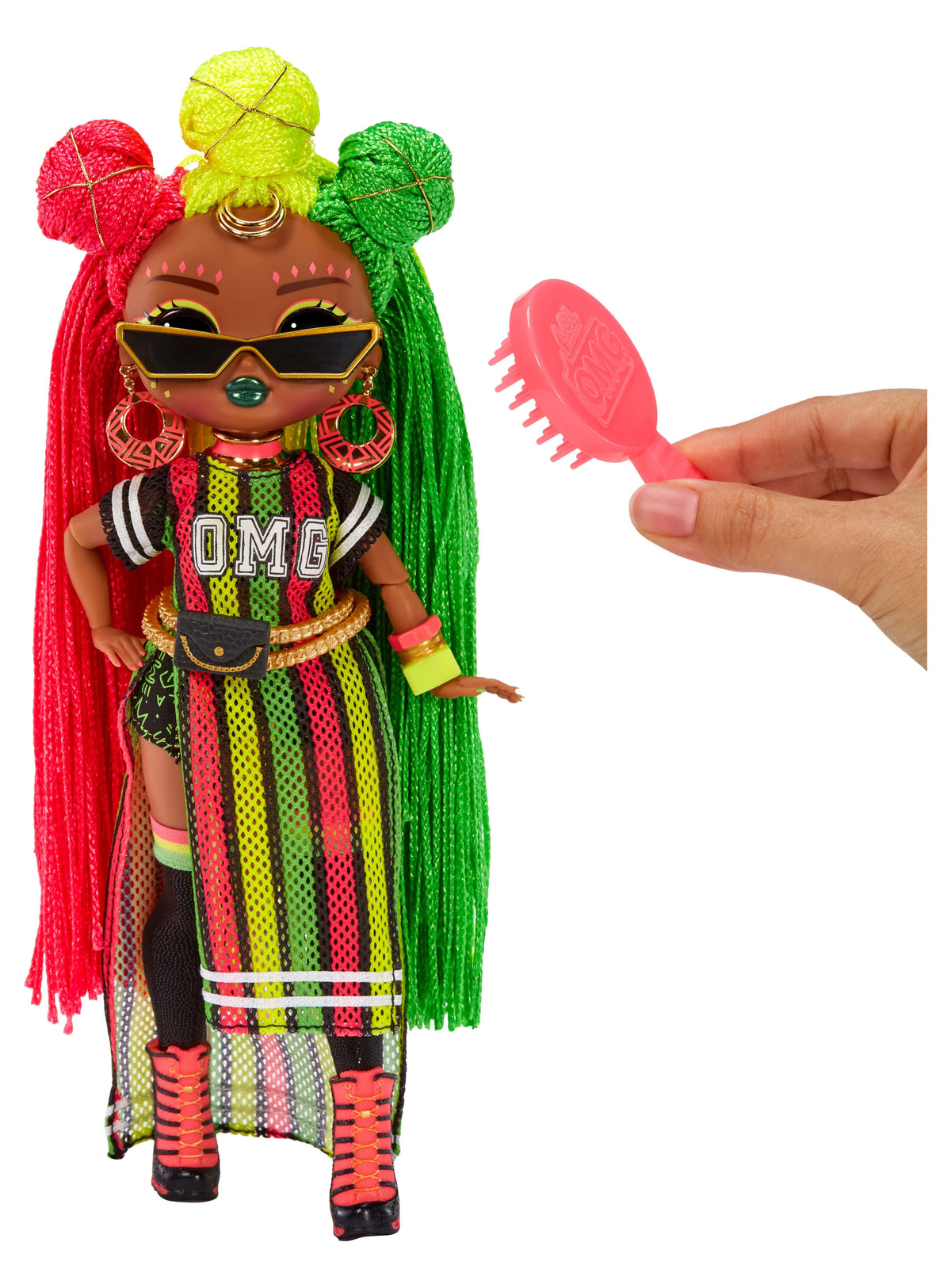 LOL Surprise OMG Queens Sways fashion doll with 20 Surprises Including Outfit and Accessories, 10-inch doll L62227