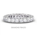 Platinum 950 Prong & Bezel Setting Eternity Ring T395384