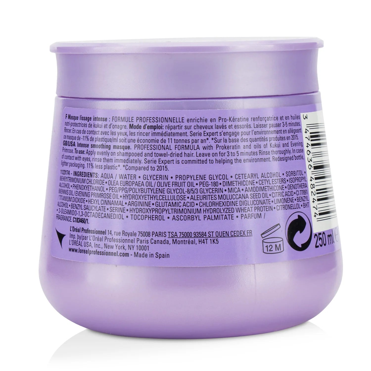 Liss Unlimited Prokeratin Intense Smoothing Masque 250ml H921