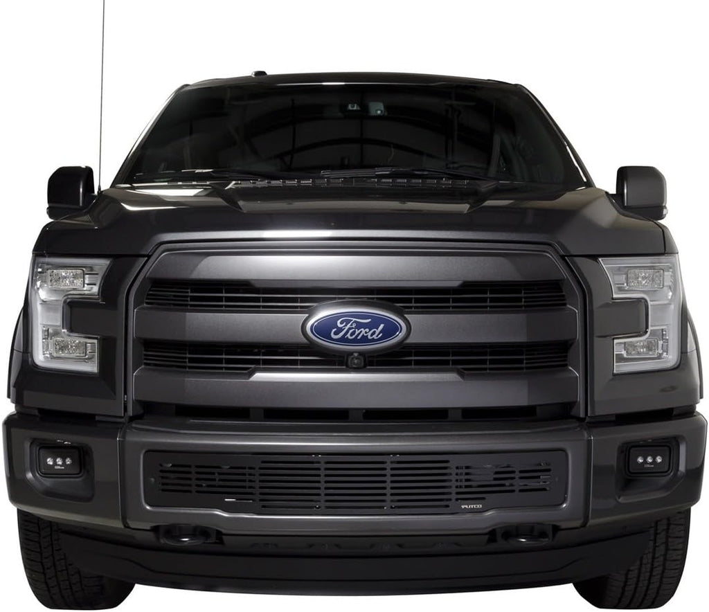 Black Stainless Steel Bar Style Bumper Grille Q8920