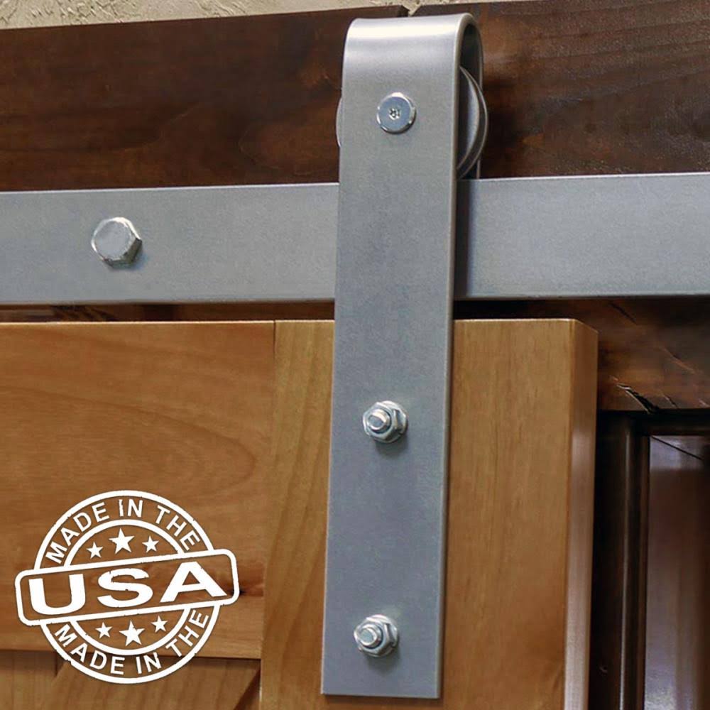 Dark Gray Roller Hanger for Barn Door A907