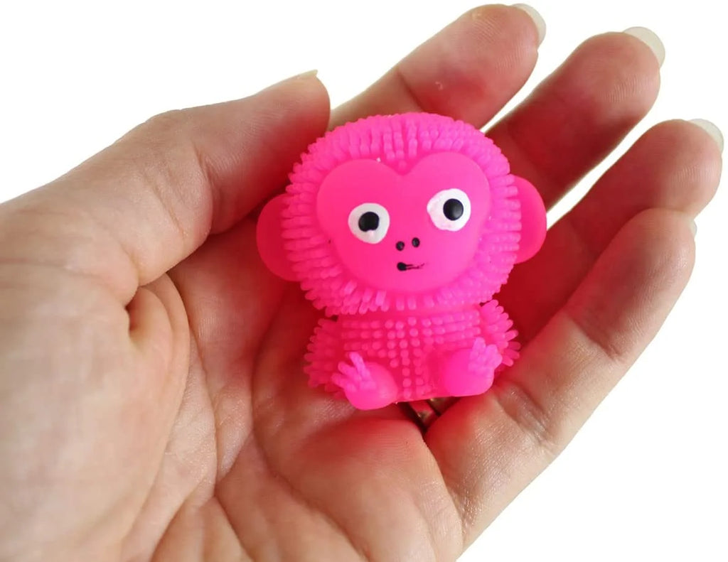24 Mini Puffer Monkeys Novelty Toy Bulk 2 Dozen I93479