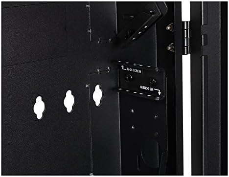 2U Vertical Wall Mount Enclosure Cabinet Black S6489