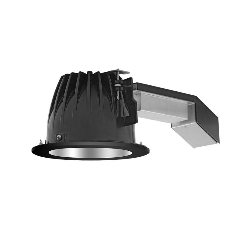 6 inch Round 26W Dimmable Wall Washer 2700K 80 CRI Matte Black Ring B188927