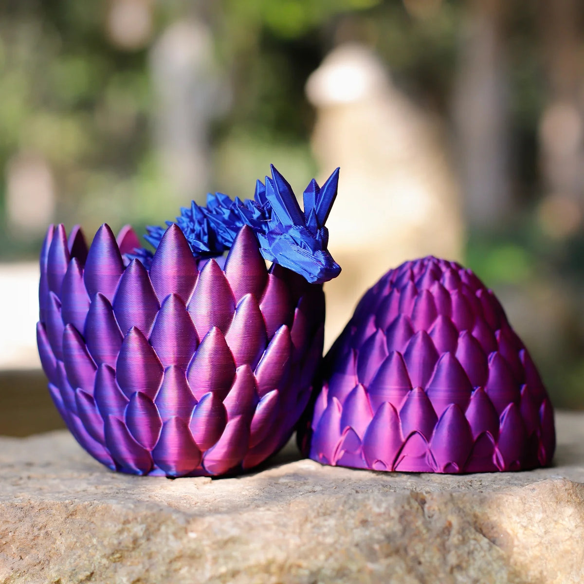 3D Printed Articulated Dragon Egg Fidget Toy N65589