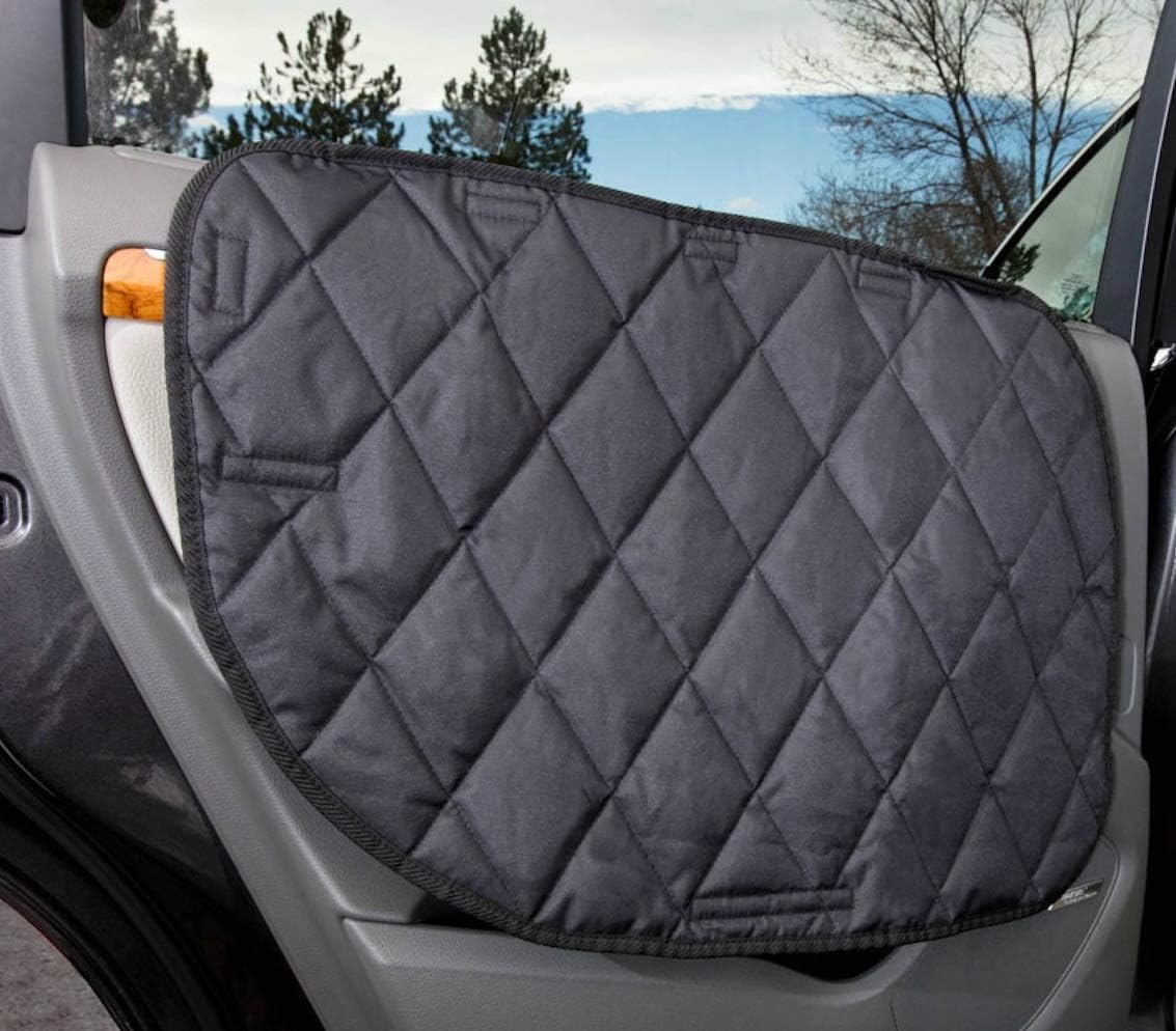 Black Dog Car Door Cover Z822502