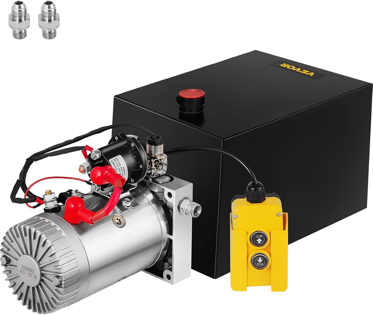 12V/DC Double Acting Hydraulic Pump Unit with Metal Reservoir Q2738