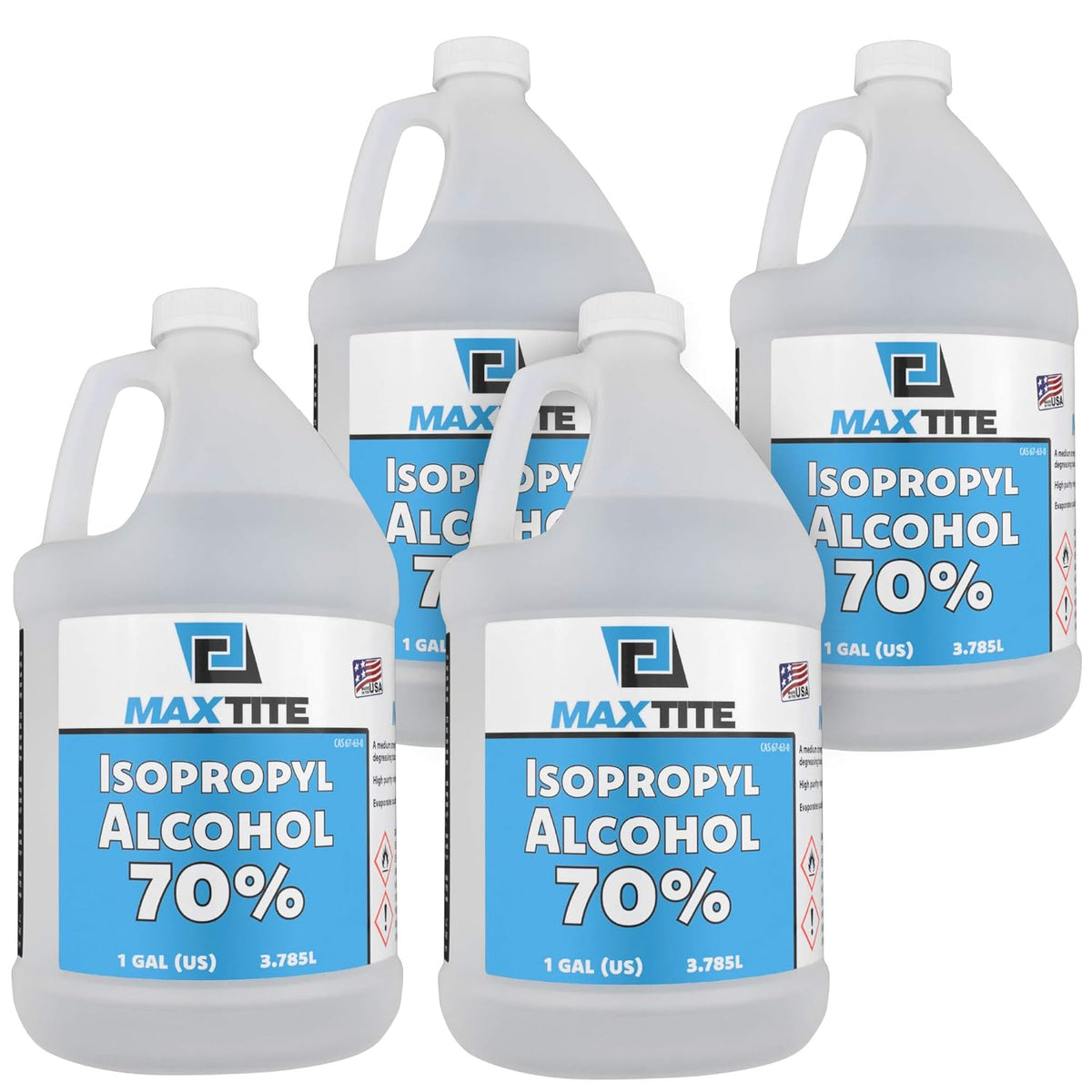 Isopropyl Alcohol 70% 1 Gallon 4 Pack R9818