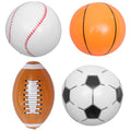 Inflatable Beach Ball Set of 4 Soccer Basketball Baseball A1480