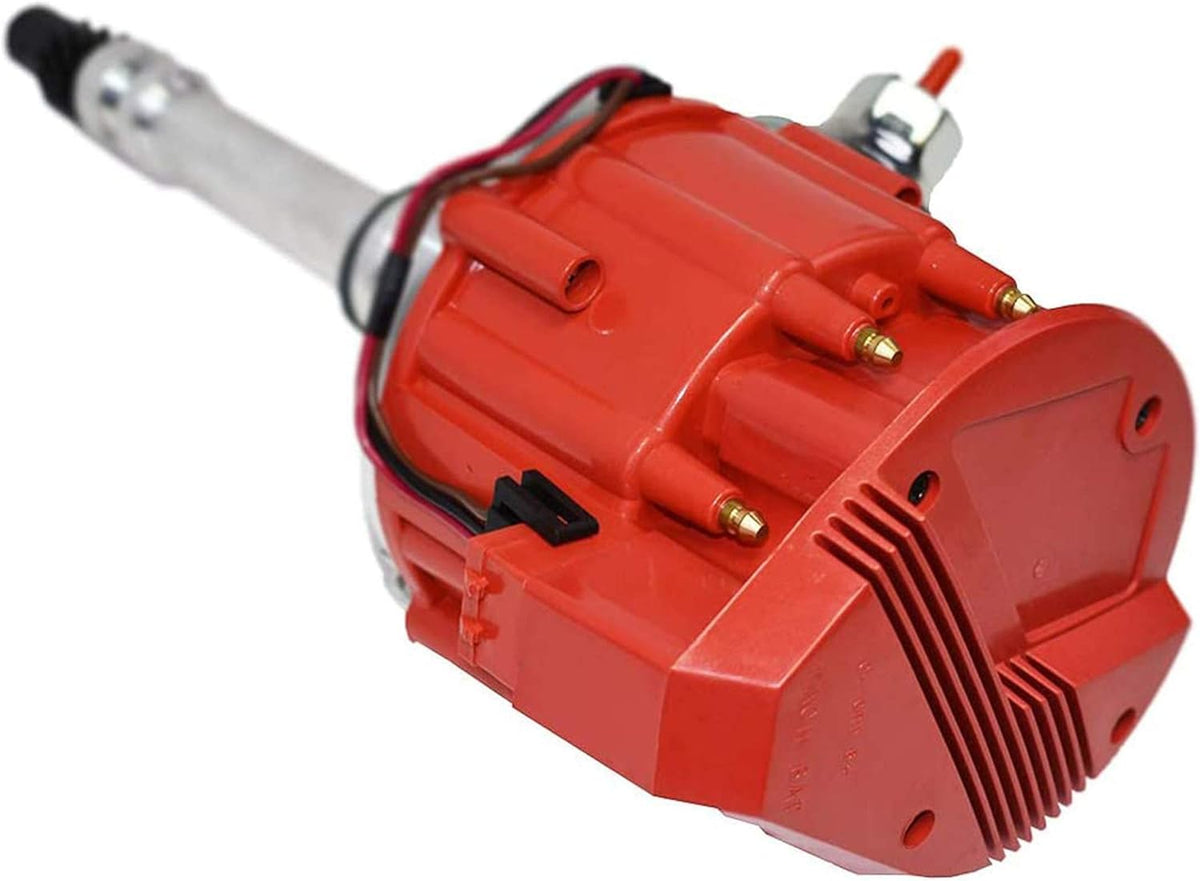 HEI Distributor 65K Coil 7500 RPM Super Red Cap Pack of 2 X3476