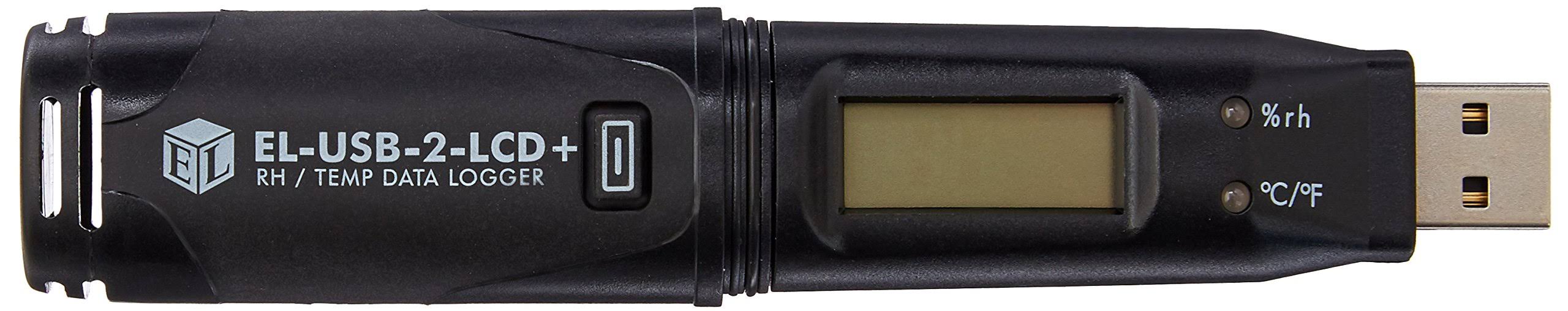 White Temperature/RH Data Logger with LCD Display E3052