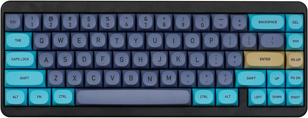 Blue Cat Ma Keycaps Kits for Mechanical Keyboard with 104 68 Number Keys with Dye-subbed Pbt Material F58950