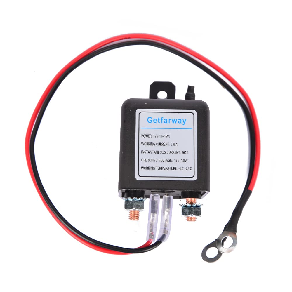 DC12V 200A Remote Control Battery Disconnect Switch with 2 Keys Z91392