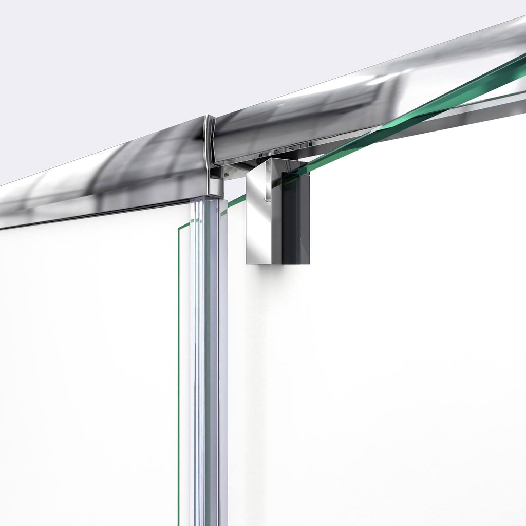 Semi-Frameless Pivot Shower Door in Chrome L6767