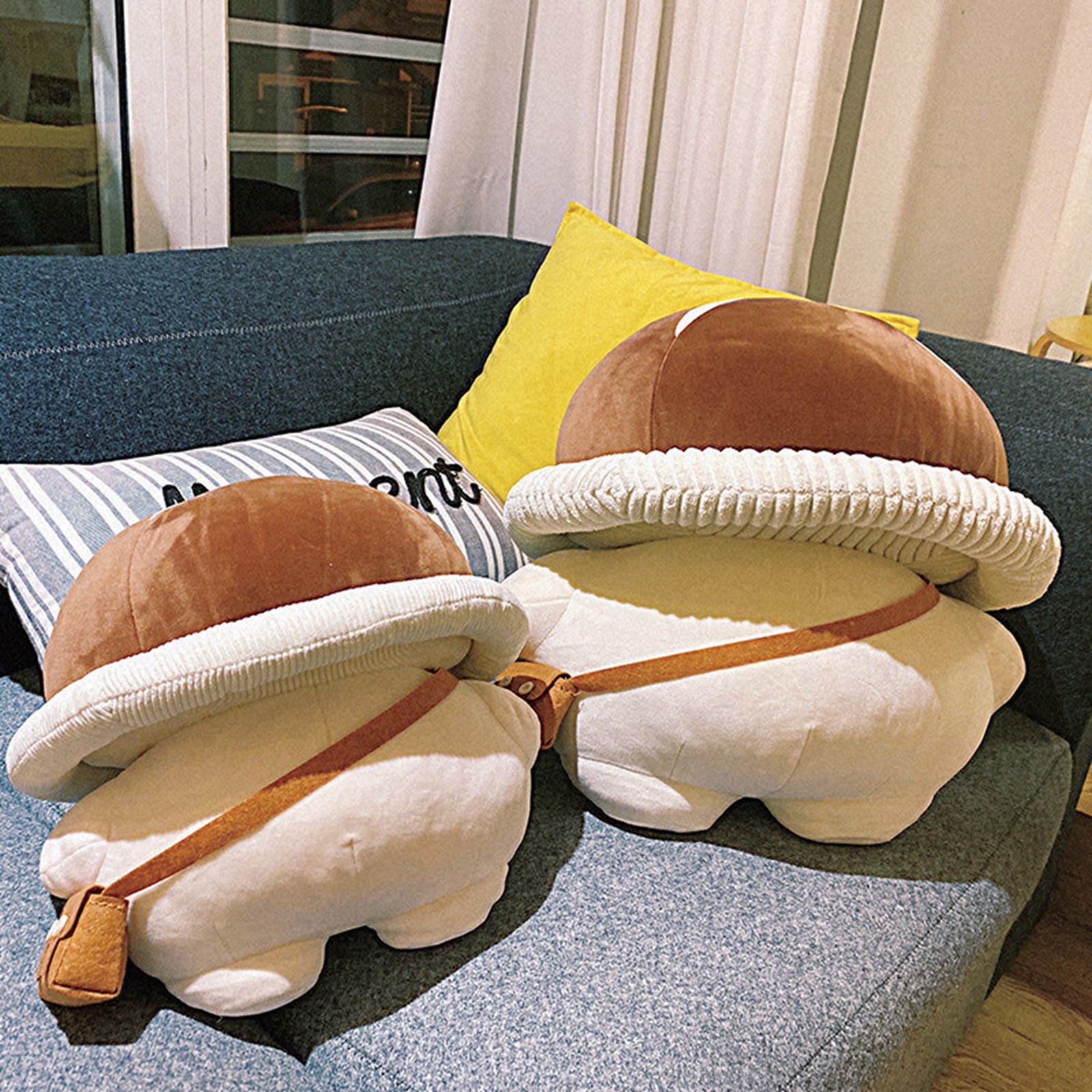 Mushroom Plush Stuffed Toys Shiitake Pillow F906107
