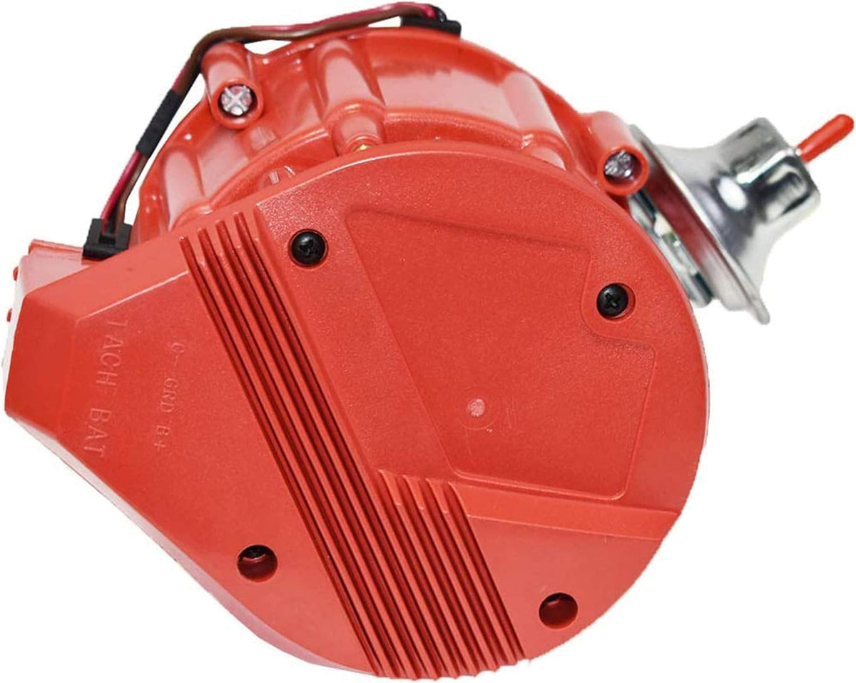 HEI Distributor 65K Coil 7500 RPM Super Red Cap Pack of 2 X3476