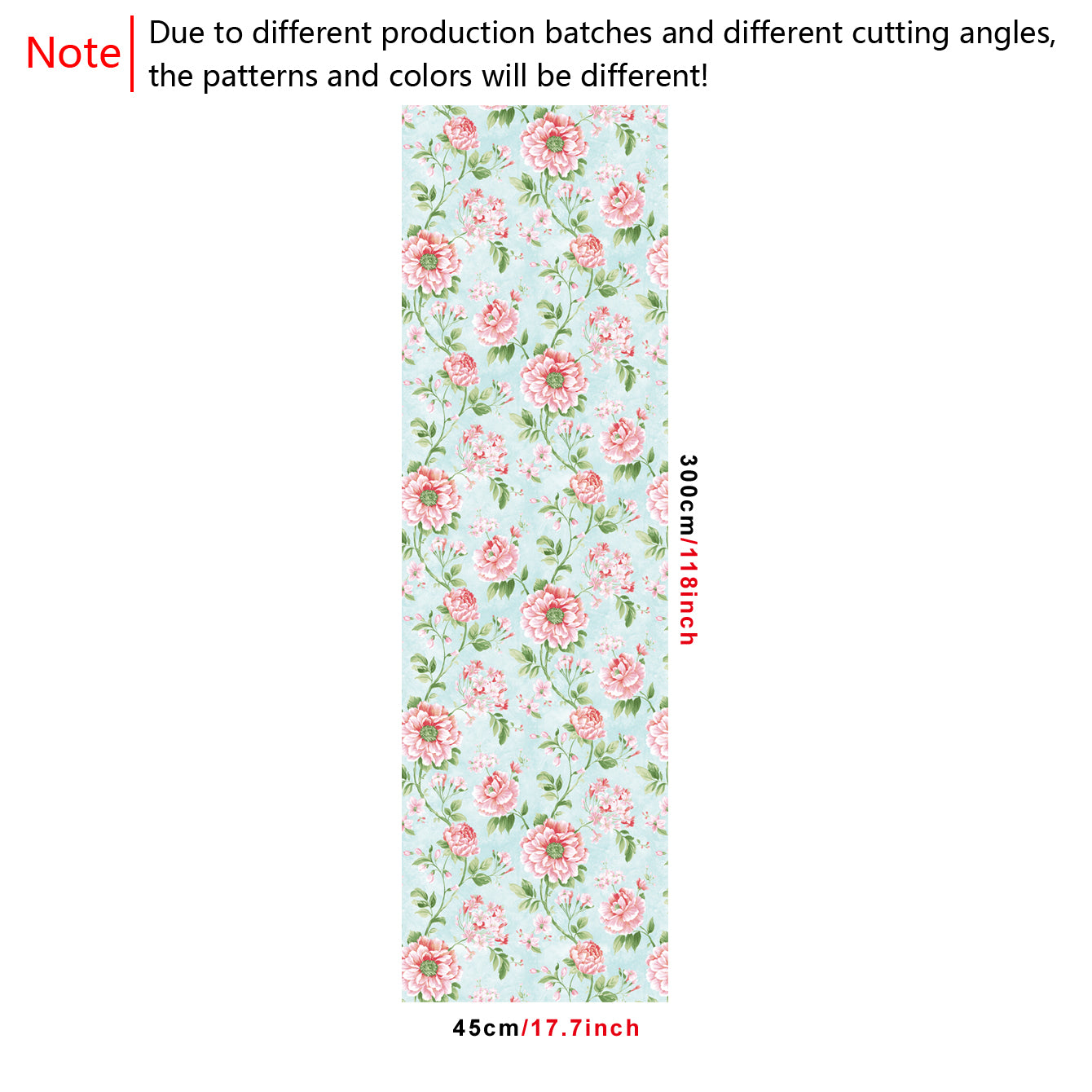 Pink Flowers And Leaves Peel And Stick Wallpaper T7844
