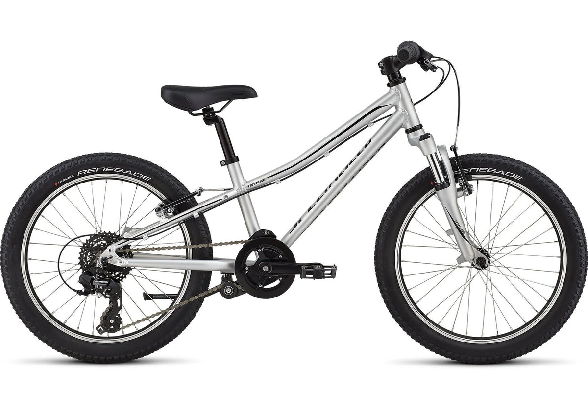 Satin Light Silver Black 20 Kids Bike Z129555