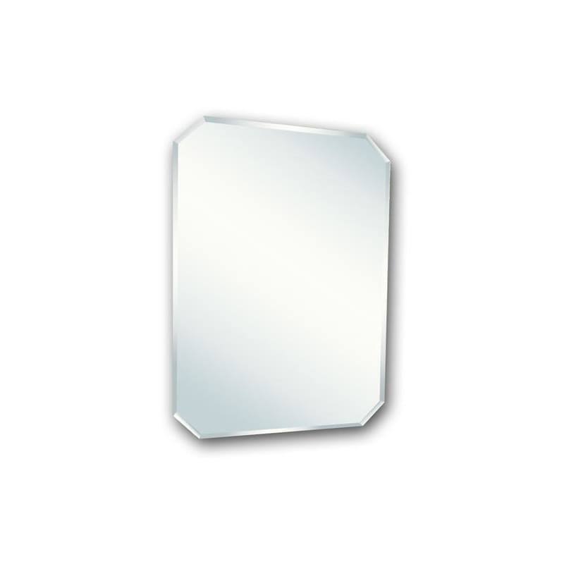 Frameless Single Door Medicine Cabinet with Glass Shelves R7638