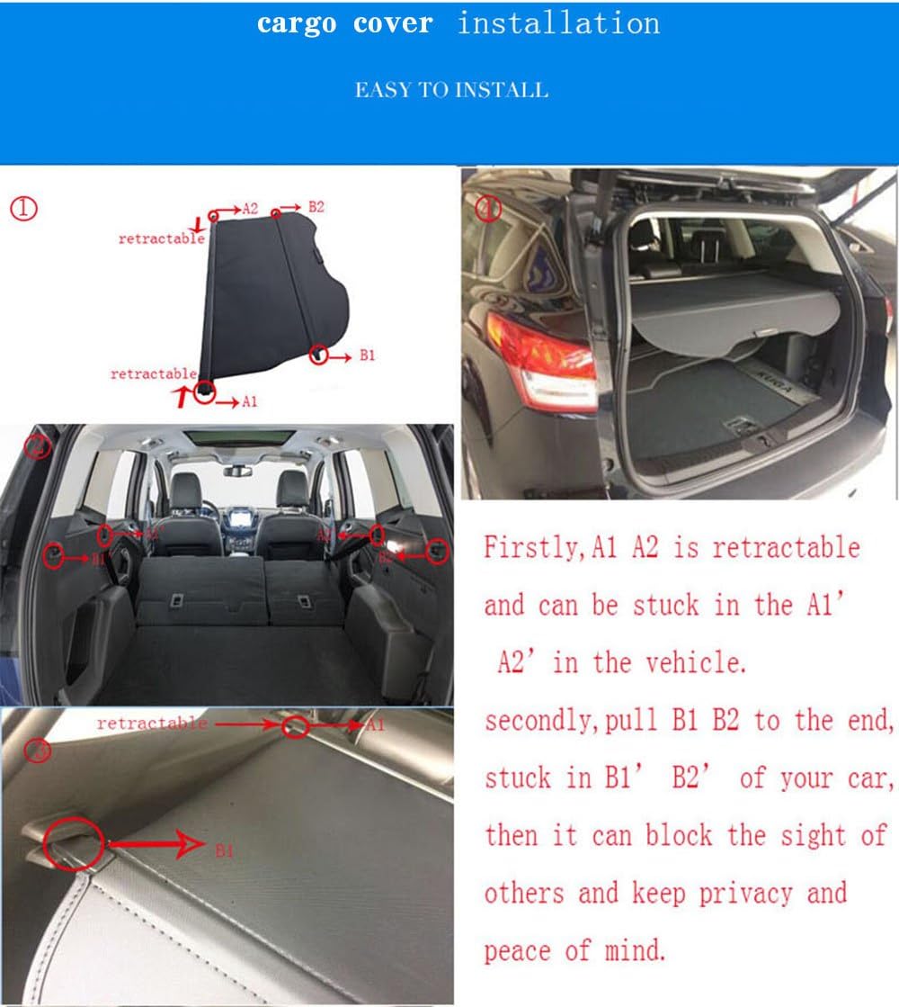Cargo Cover Pack of 2 Black O98360