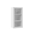 White Wall Kitchen Cabinet with Glass Door B432600