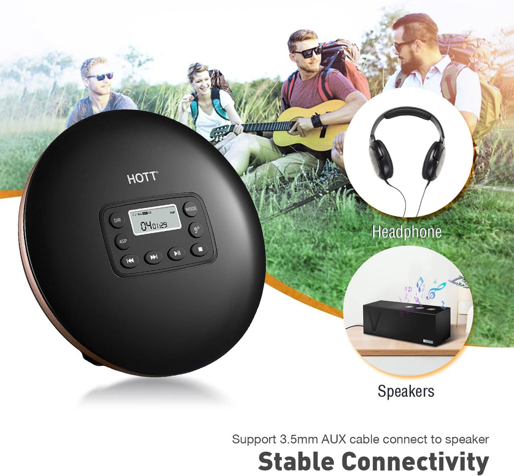 Portable CD Player with Headphones Y99995