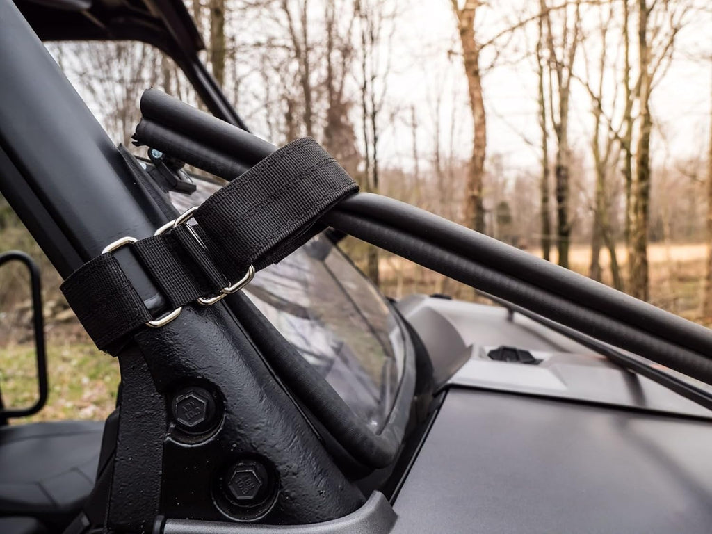 Scratch Resistant Flip/Fold Down 2-in-1 Windshield Y6599
