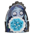 Blue Flower Bouquet Mini Backpack Bag C95265
