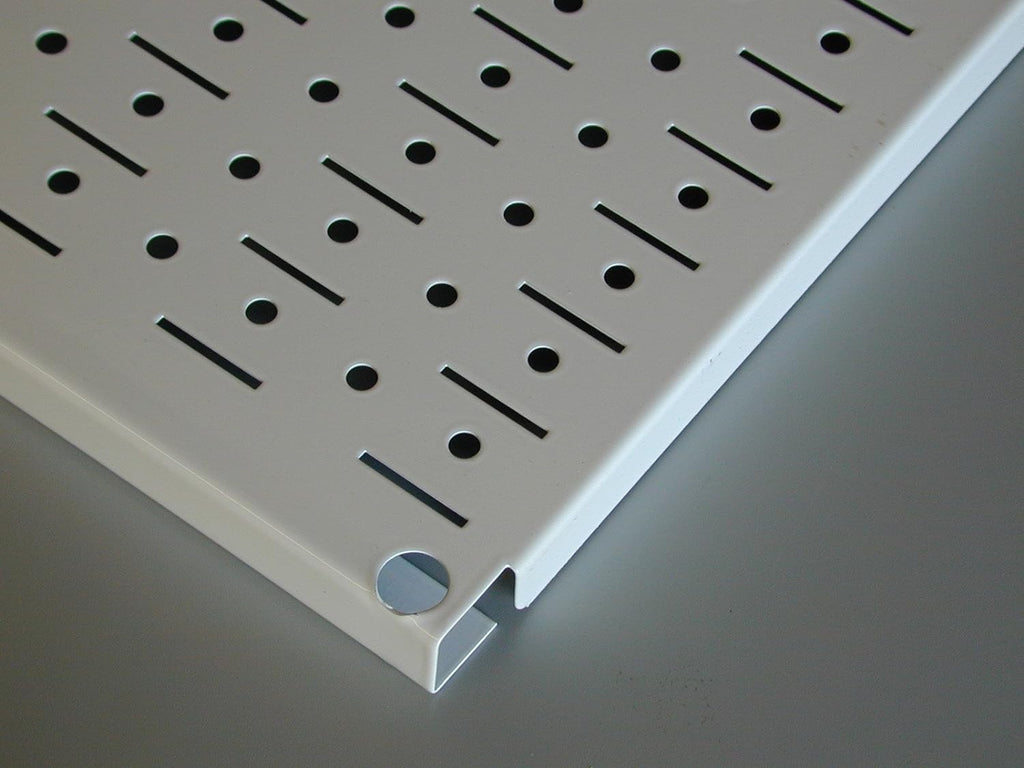 Two Pack of 16in x 48in Metal Pegboard Panels X941445