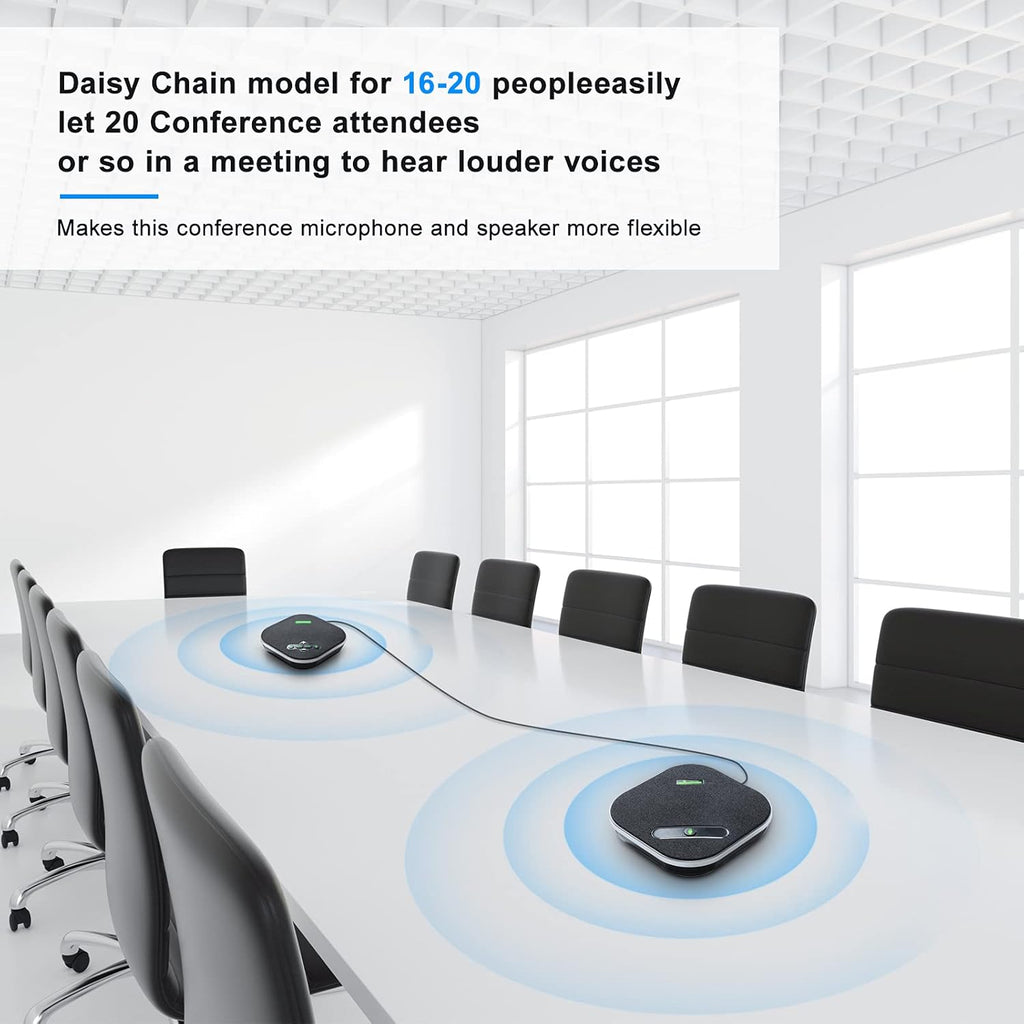 Wireless Speakerphone Conference Speaker with Expandable Microphone S757772