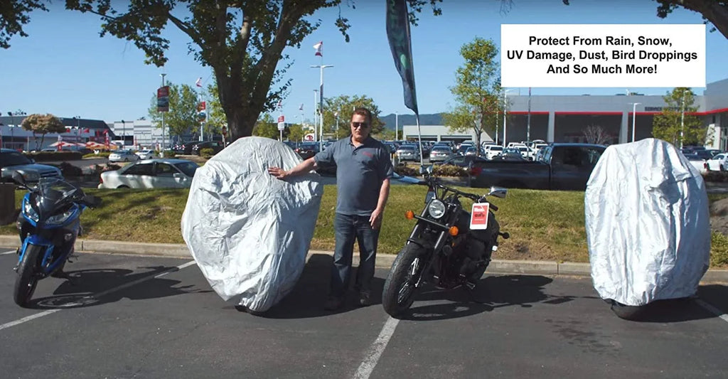 Scooter Cover with Reinforced Securing Straps and Storage Bag X18602