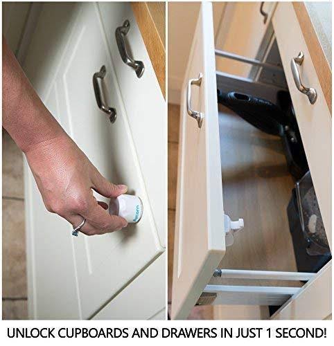 10 Magnetic Cabinet Locks D1167