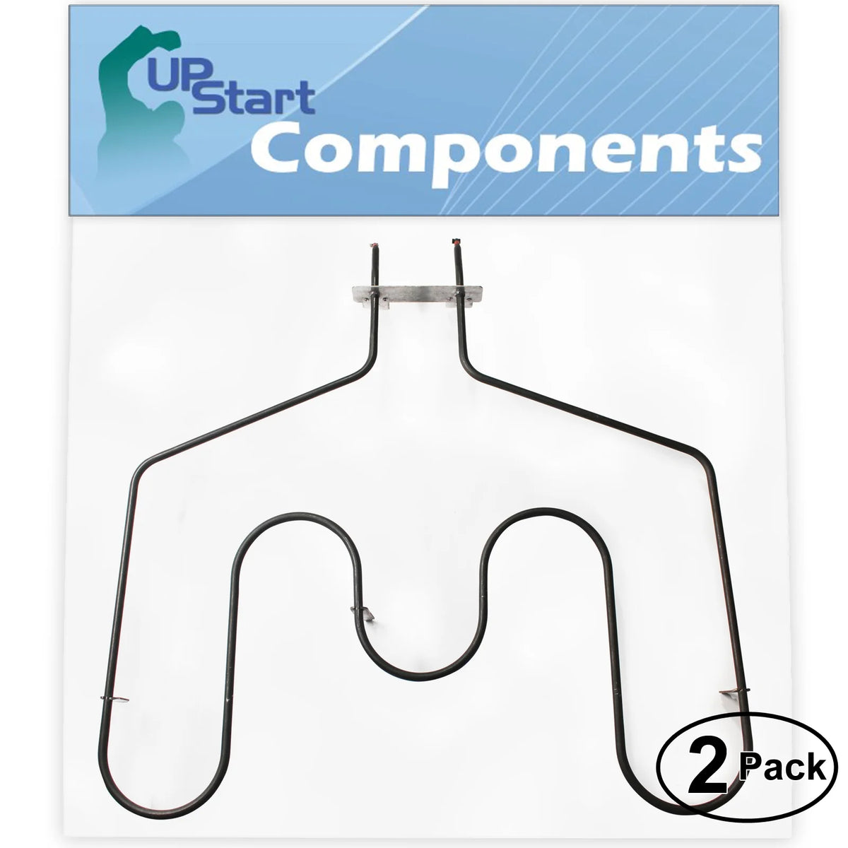 2-Pack Replacement Bake Element for General Electric Oven Heating Element E2074
